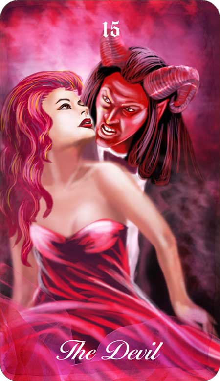 The Bride's Tarot devil card