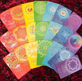 Chakra affirmation cards