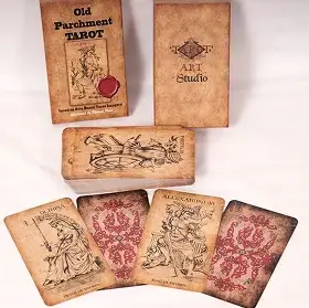 old parchment tarot by roxana paul
